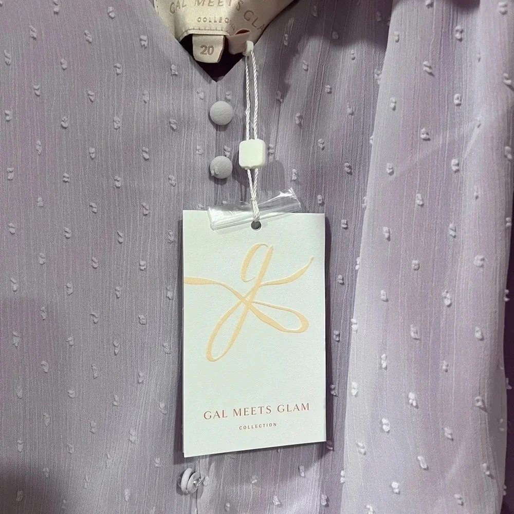 NWT Gal Meets Glam Hilary Dress in Lilac - Picture 4 of 4